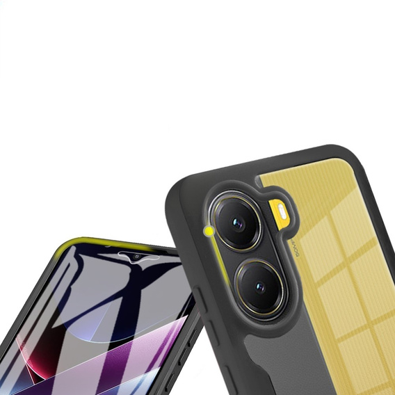 Etui do Xiaomi Poco X7 Pro 5G, Shockproof, z folią, czarne