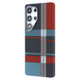 Etui do Samsung Galaxy S25 Ultra, Carbon Fiber MagSafe, niebieskie / czerwone