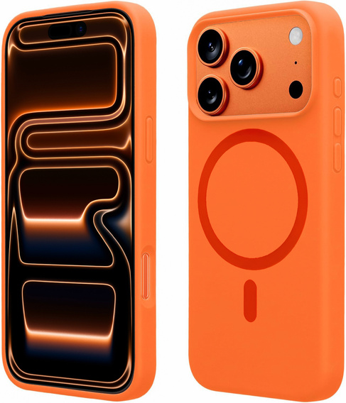 Etui PC + silikon z MagSafe do iPhone 17 Pro Max