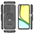 Etui do Realme C67 4G, KickStand Camera Lens, czarne