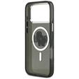 Etui Karl Lagerfeld IML Glitter Karl & Choupette Sketch Logo MagSafe do iPhone 17 Pro Max