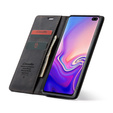 Etui CASEME do Samsung Galaxy S10 Plus, Leather Wallet Case, czarne