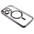 Zestaw Etui do iPhone 14 Pro, MagSafe Hybrid, czarne + Szkło