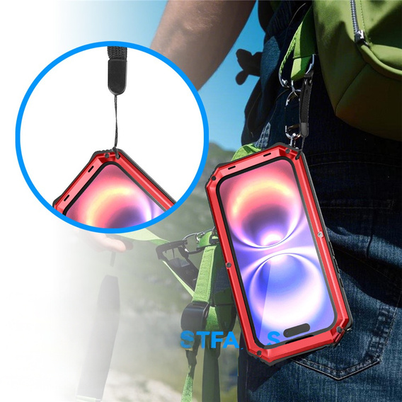 Etui pancerne z podstawką R-JUST do iPhone 17