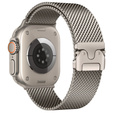 Bransoleta do Apple Watch 1/2/3/4/5/6/7/8/9/10/11/SE Ultra 1/2/3 42/44/45/46/49mm, Tytanowa