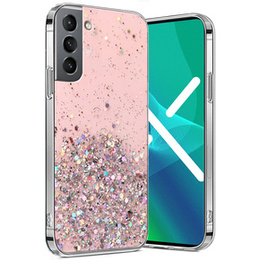 Etui Brokat do Samsung Galaxy S21+ Plus, różowe