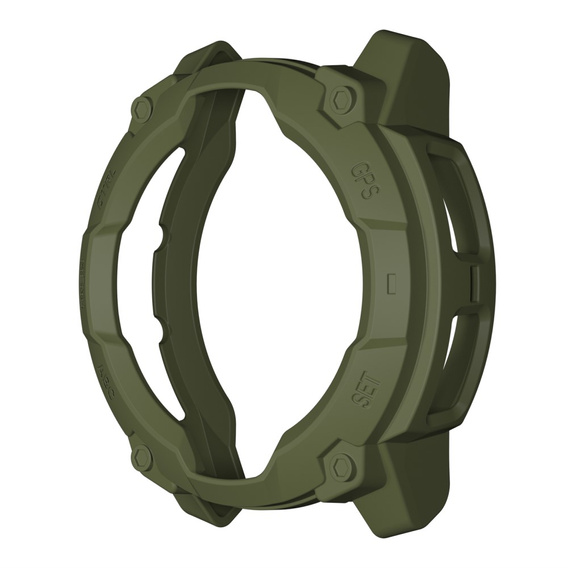 Osłona ochronna z TPU do Garmin Instinct 3 Solar / Instinct 3 AMOLED 50 mm – Zielona
