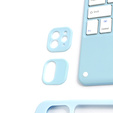 Etui z klawiaturą do iPad Air 10.9" 2022/2020 (5/4 gen.) / Pro 11" 2022/2021/2020 (4/3/2 gen.), Touchpad Pen Slot, niebieskie