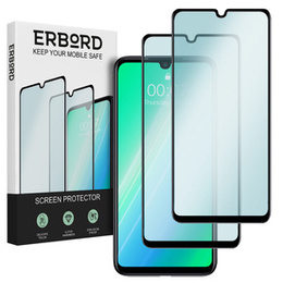 2x Szkło Hartowane do Xiaomi Redmi Note 7, ERBORD 3D pełne, szybka na cały ekran