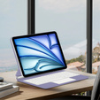 Etui z klawiaturą do iPad Air 11" 2025/2024 (7/6 gen.), Magnetic Keyboard Touchpad, fioletowe