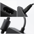Uniwersalny zasilacz Forcell E856 USB-C 90W z wymiennymi końcówkami do laptopów