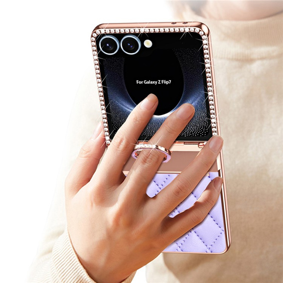 Etui ze szkłem do Samsung Galaxy Z Flip7 5G