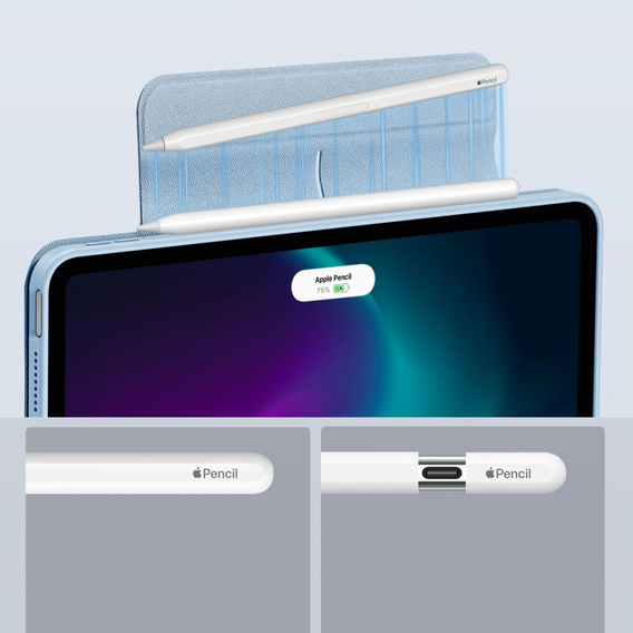 Etui do iPad Air 11" 2025/2024 (7/6 gen.) / Air 10.9" 2022/2020 (5/4 gen.), ESR Rebound Hybrid, Niebieskie