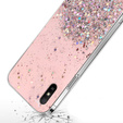 Etui do Xiaomi Redmi 9A, Glittery, różowe