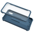 Etui pancerne do iPhone XR, Dexnor Full Body, granatowe