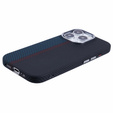 Etui do iPhone 16 Pro, Carbon Fiber MagSafe, czarne / niebieskie