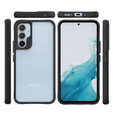 Etui do Samsung Galaxy A54 5G, Fusion Hybrid, przezroczyste / czarne