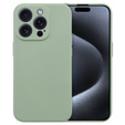 Etui do iPhone 15 Pro Max, Silicone Lite, zielone