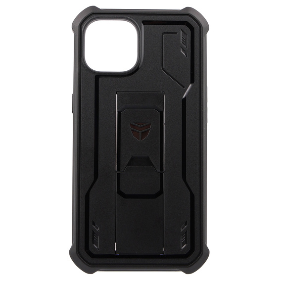 Etui pancerne do iPhone 13 / 14, Dexnor Full Body, czarne