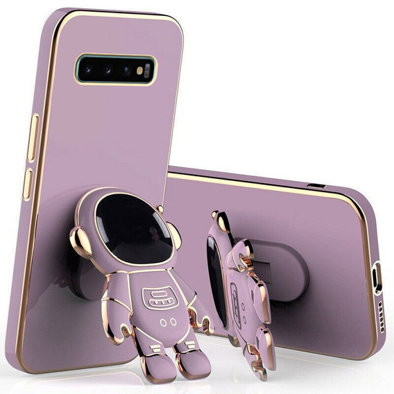 Etui do Samsung Galaxy S10 Plus, Astronaut, fioletowe