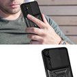 Etui pancerne do Samsung Galaxy A04S / A13 5G, CamShield Slide, czarne