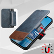 Etui z klapką 2w1 do iPhone 17 Pro Max, SUTENI, do MagSafe, niebieskie