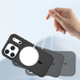 Etui MagForce do iPhone 17 Pro Max, do MagSafe, pancerne, czarne
