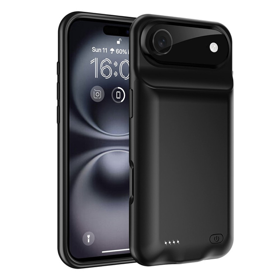 Etui z Baterią 6000mAh do iPhone Air, czarne