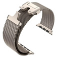 Bransoleta do Apple Watch 1/2/3/4/5/6/7/8/9/10/11/SE Ultra 1/2/3 42/44/45/46/49mm, Tytanowa