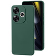 Etui do Xiaomi Poco F6, Silicone Lite, zielone
