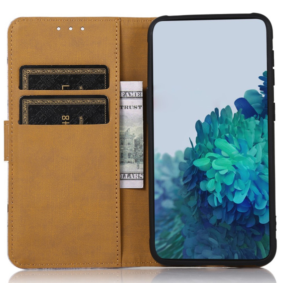 Etui z klapką do Motorola Moto E13, Wallet, Flower Tree zielone