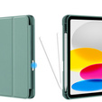 Etui do iPad 11" 2025 A16 (11 gen.) / iPad 10.9" 2022 (10 gen.), Smart Pencil, z miejscem na rysik, zielone