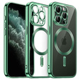 Etui do iPhone 11 Pro, Electro MagSafe, zielone + Szkło na ekran