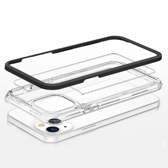 Etui ERBORD do iPhone 13 Mini, Hybrid Frame, Black