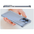 Etui do Motorola Edge 40, Fusion Hybrid, przezroczyste