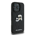 Etui Karl Lagerfeld Hardcase Monogram Karl & Choupette Head Pin do iPhone 16 Pro