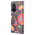 Etui z klapką do Xiaomi Redmi Note 12S, Wallet, Colorful Jellyfish czarne