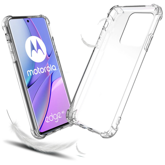 Etui do Motorola Edge 40, Dropproof, Przezroczyste