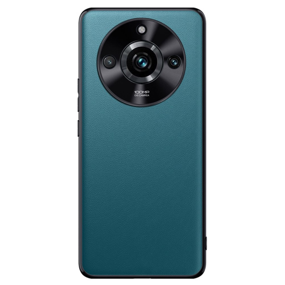 Etui skórzane do Realme 11 Pro 5G / Pro+ 5G, Obudowa leather hybrid Case, Zielone