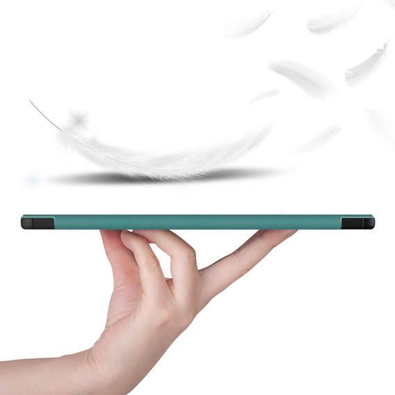 Etui do Samsung Galaxy Tab S9 Plus, Smartcase z miejscem na rysik, zielone