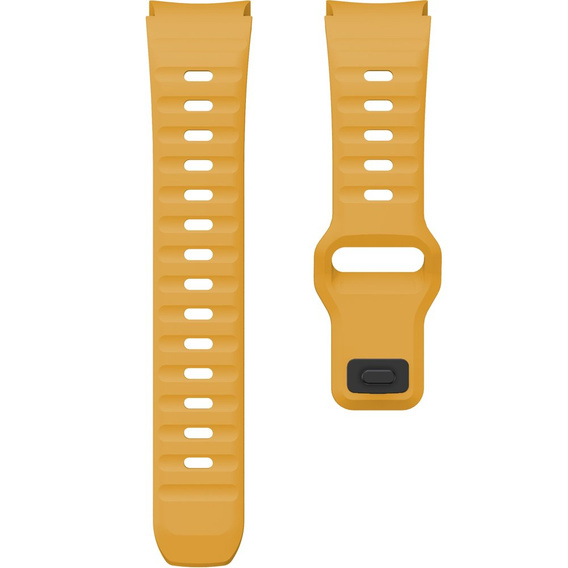 Pasek Silikonowy do Samsung Galaxy Watch 4/5/6, Żółty