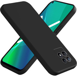 Etui do Realme 8i, Silicone Lite, czarne