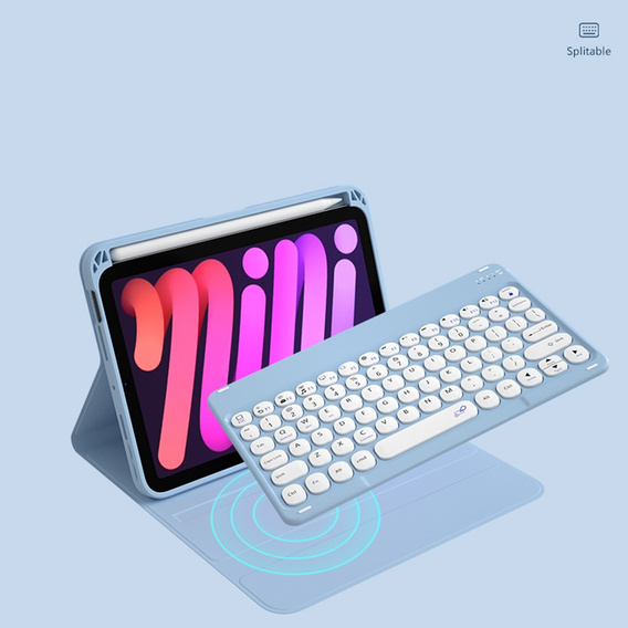 Etui z klawiaturą do iPad mini 8.3" 2021 (6 gen.) / iPad mini 8.3" 2024 (7 gen.), Magnetic Keyboard, czarne