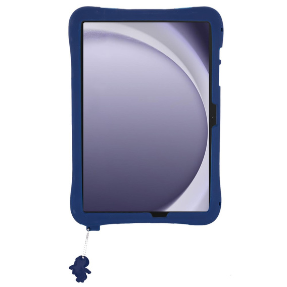Etui silikonowe dla dzieci do Samsung Galaxy Tab A9+ X210 / X215 / X216B, Pancerne, Astronauta, Granatowe