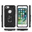 Etui pancerne do iPhone 6/6S/7/8/SE 2020/SE 2022, Nox Case Ring, czarne