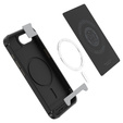 Etui Spigen do iPhone 16E, Core Armor MagSafe, czarne + Szkło Hartowane 9H