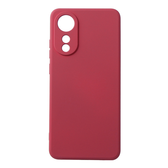 Etui do Oppo A78 4G, Silicone Lite, czerwone