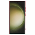 Etui do Samsung Galaxy S24 Ultra, Silicone Lite, czerwone