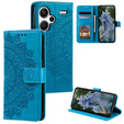Etui z klapką do Xiaomi Redmi Note 13 Pro+, Mandala, niebieskie