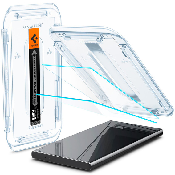 SPIGEN Szkło Hartowane do Samsung Galaxy S24 Ultra, Glas.TR EZ Fit (2 sztuki)